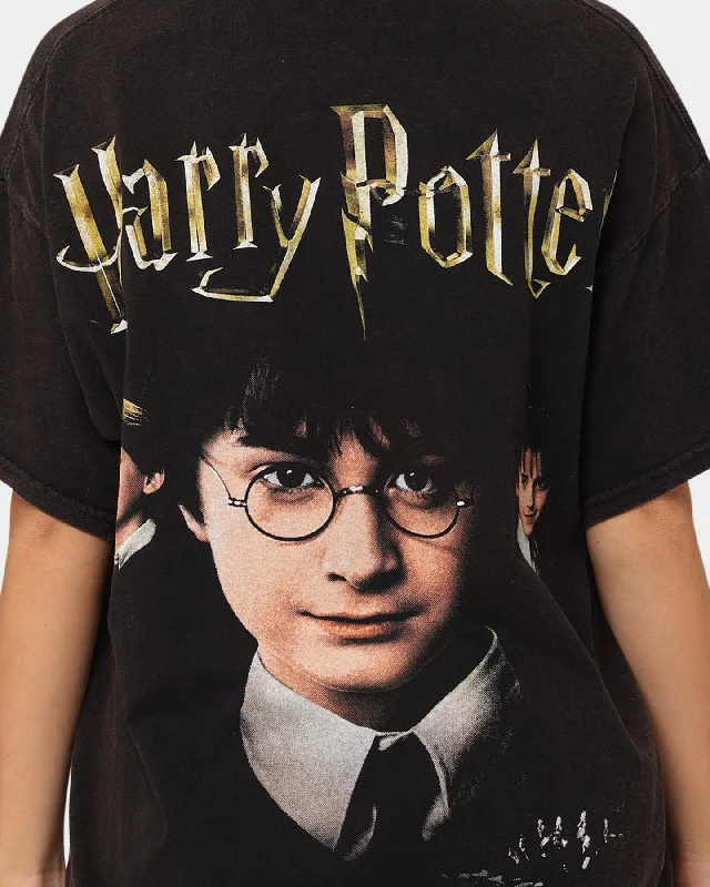 American Thrift X Harry Potter Potter Vintage T-Shirt Black Wash