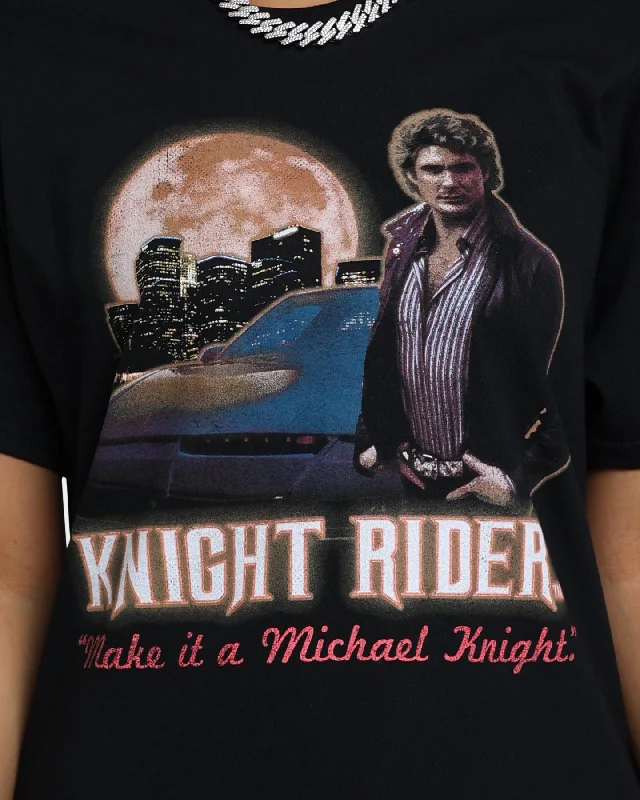 American Thrift X Knight Rider Make It Michael Knight T-Shirt Black