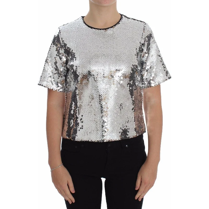 Dolce & Gabbana Sequined Elegance Blouse