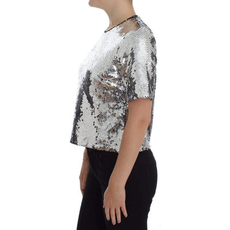 Dolce & Gabbana Sequined Elegance Blouse