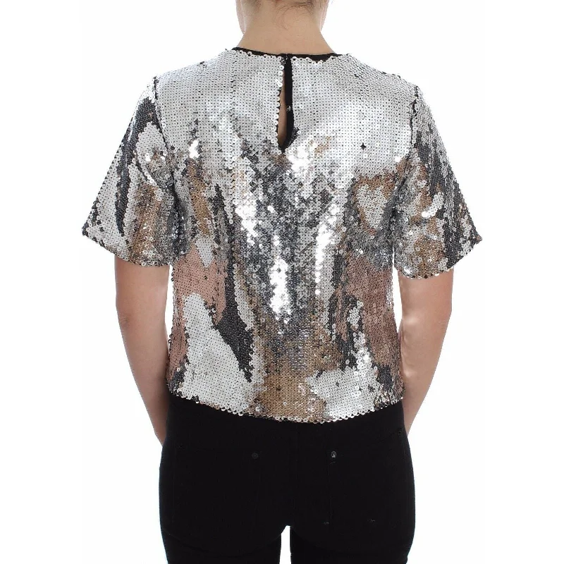 Dolce & Gabbana Sequined Elegance Blouse