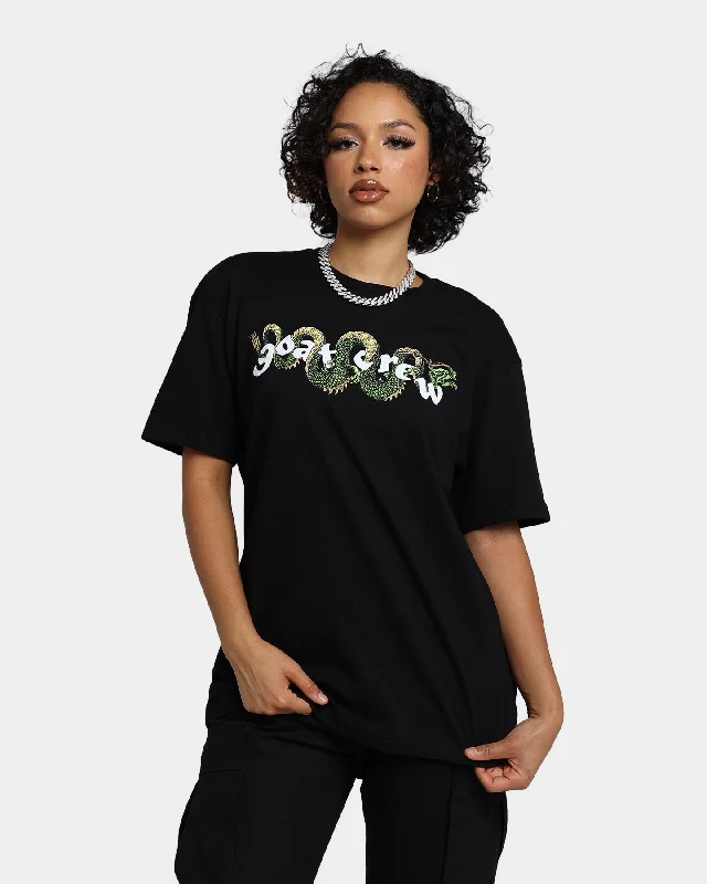 Goat Crew Sleeping Dragons T-Shirt Black