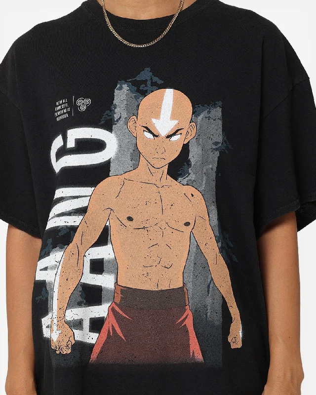 Goat Crew X Avatar: The Last Airbender Aang Vintage T-Shirt Black Wash