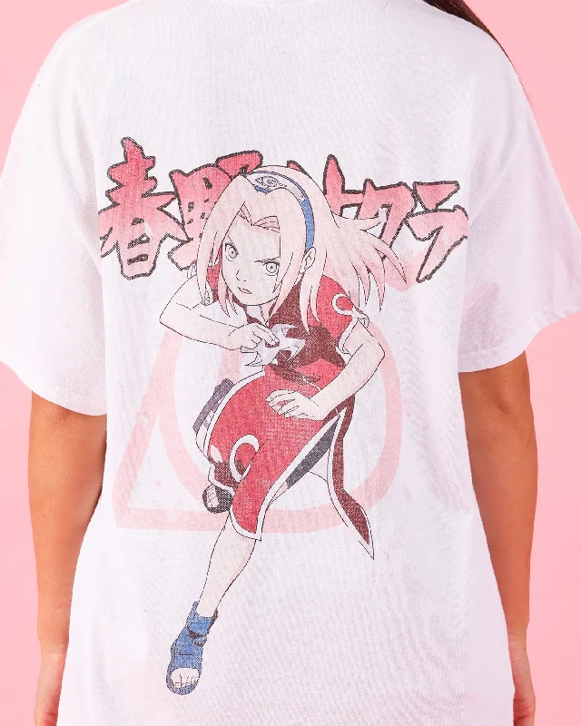 Goat Crew X Naruto Sakura T-Shirt White