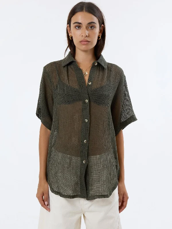 Lattice Shirt - Tarmac