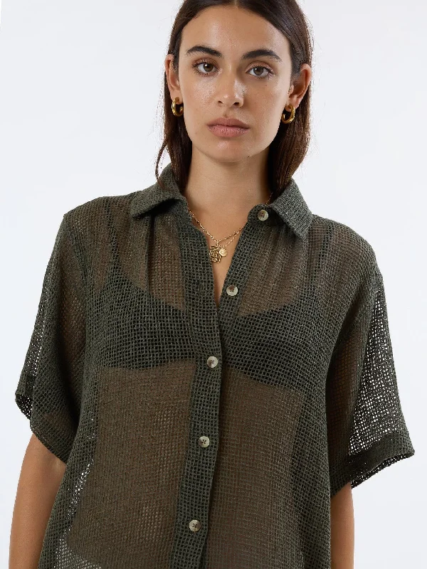 Lattice Shirt - Tarmac