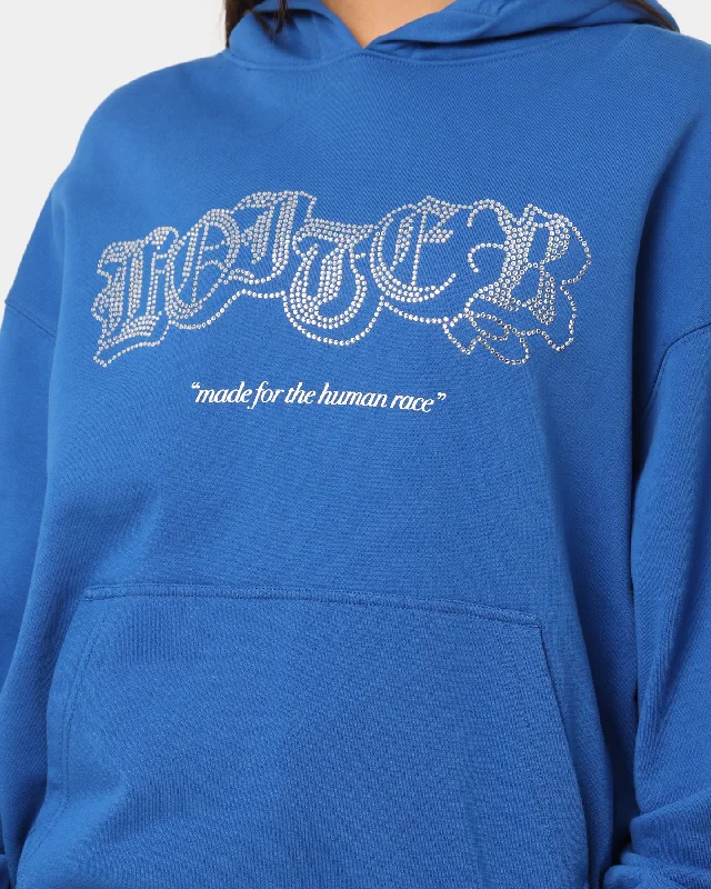 Loiter Cosmic Rhinestone Hoodie Blue