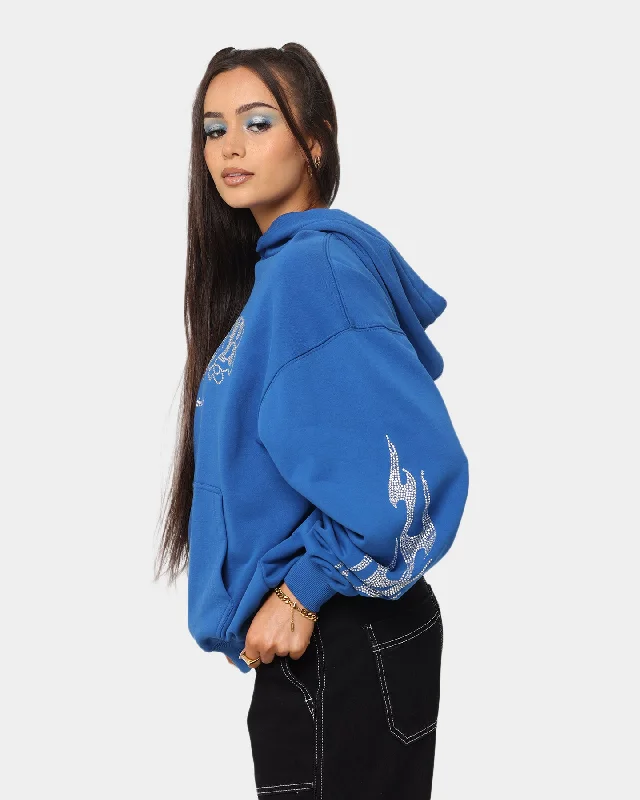 Loiter Cosmic Rhinestone Hoodie Blue