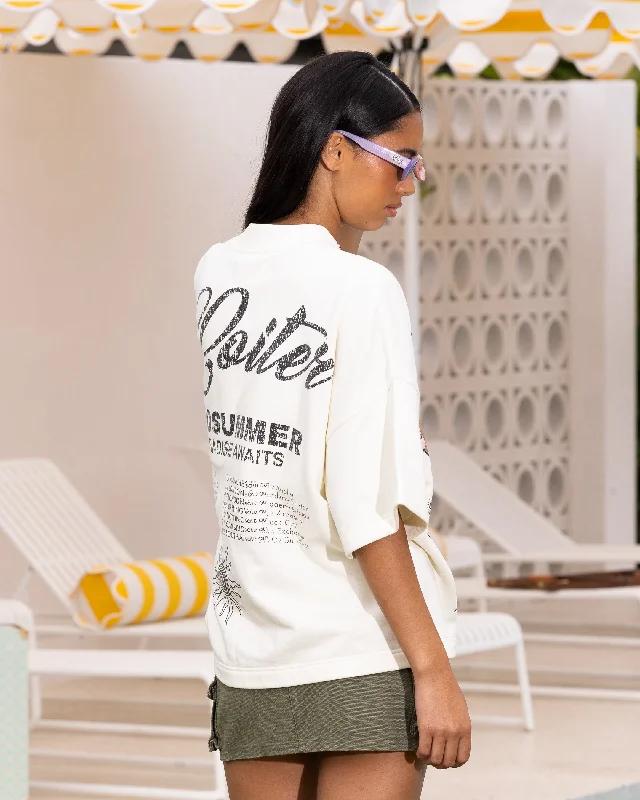 Loiter Palm Spring Box T-Shirt Off White