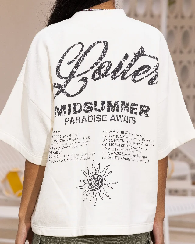 Loiter Palm Spring Box T-Shirt Off White