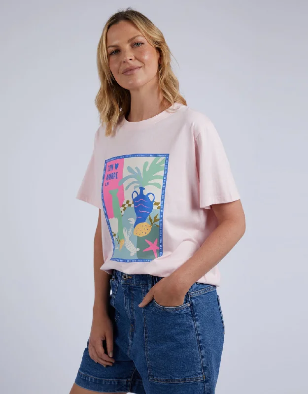 Long Lunch Tee - Pink