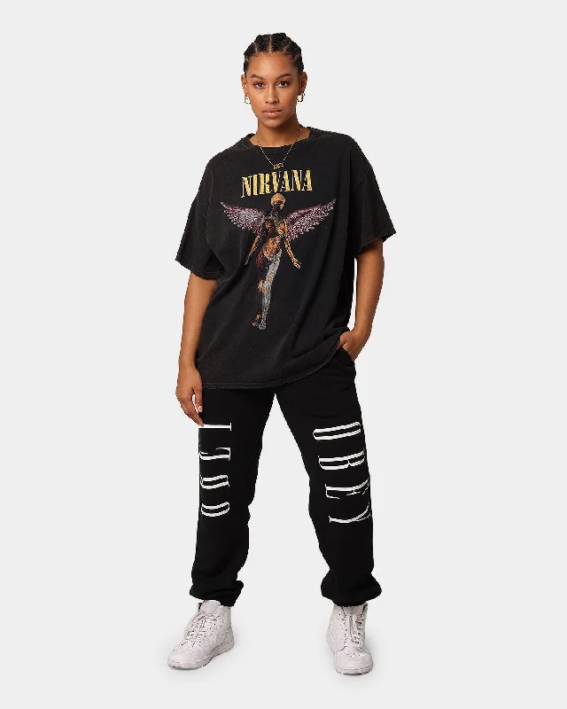 Nirvana In Utero Vintage T-Shirt Black Wash