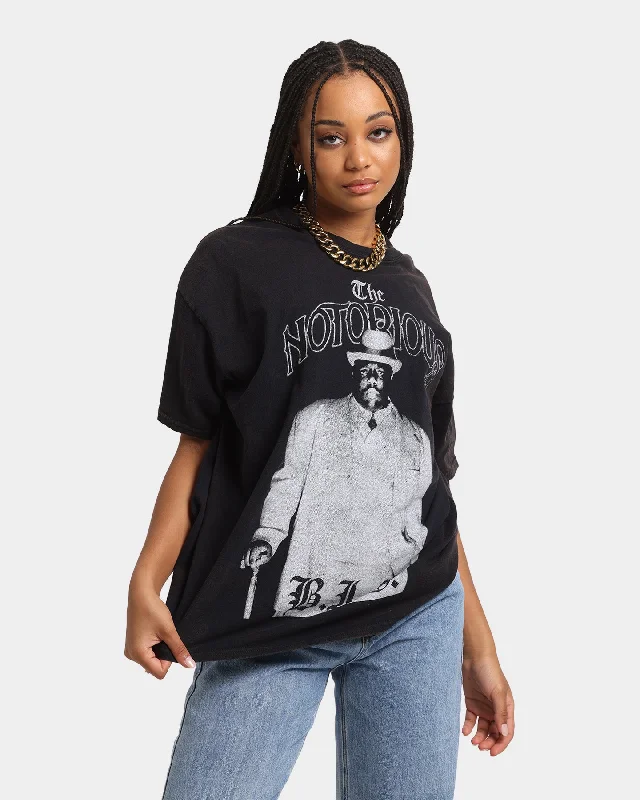 Notorious B.I.G White Suit T-Shirt Black Wash