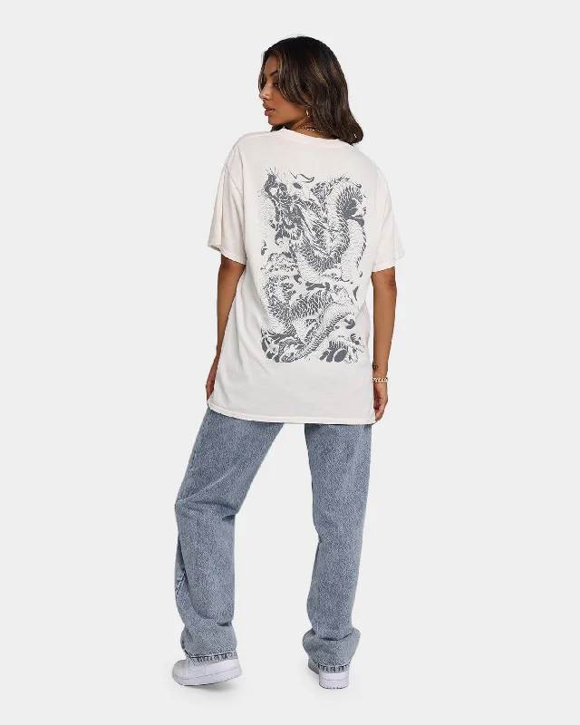 Rats Get Fat Dragon Vintage T-Shirt Off White