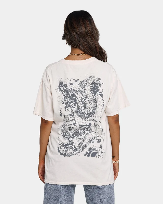 Rats Get Fat Dragon Vintage T-Shirt Off White