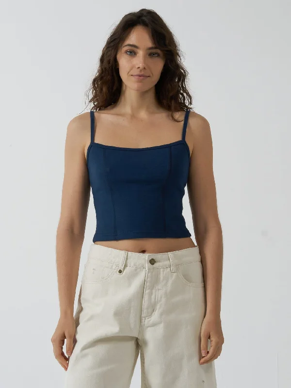 Rib Seam Tank - Sea Blue