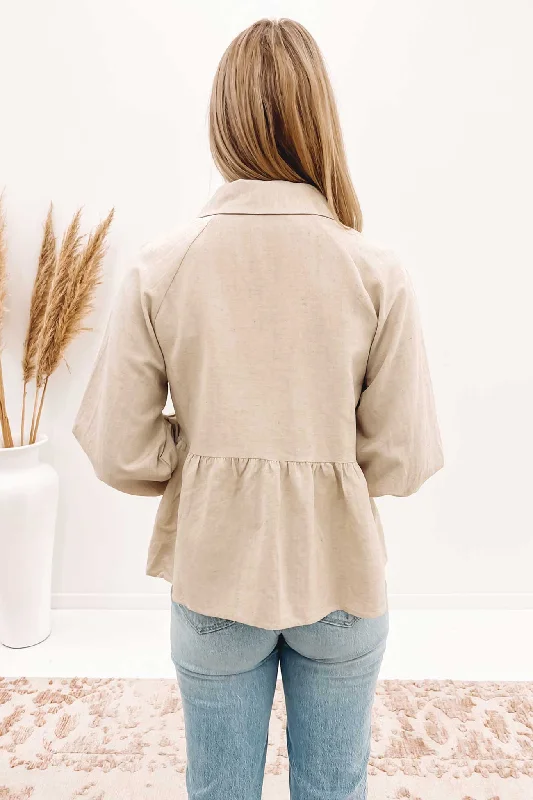 Sadey Top Beige