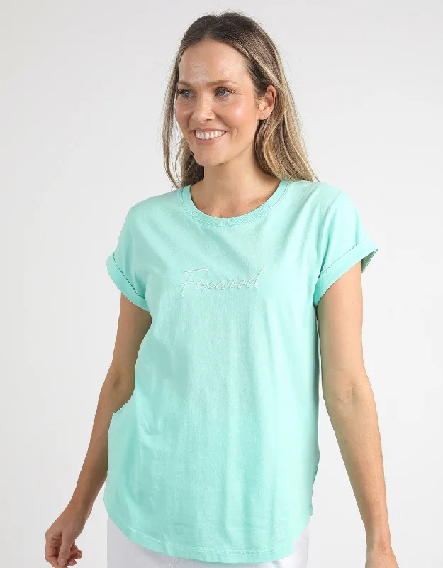 Signature Tee - Neon Mint