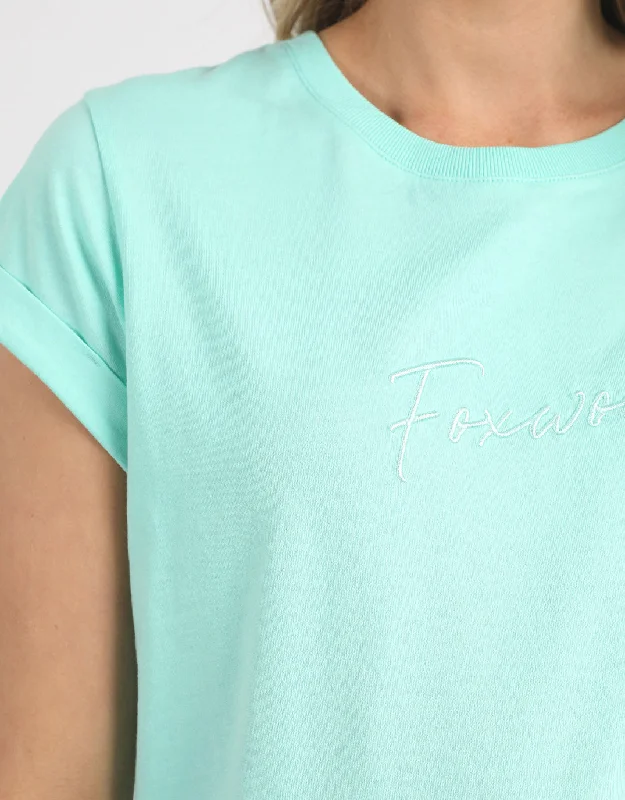 Signature Tee - Neon Mint