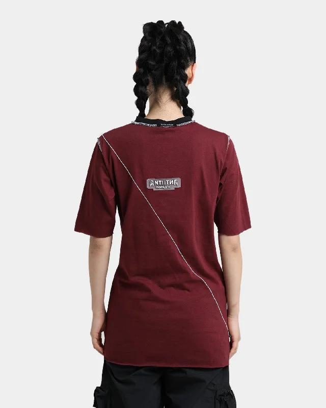 The Anti Order Warsaw Ars T-Shirt Dark Burgundy