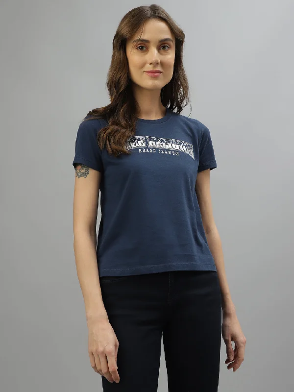 True Religion Blue Fashion Logo Regular Fit T-Shirt