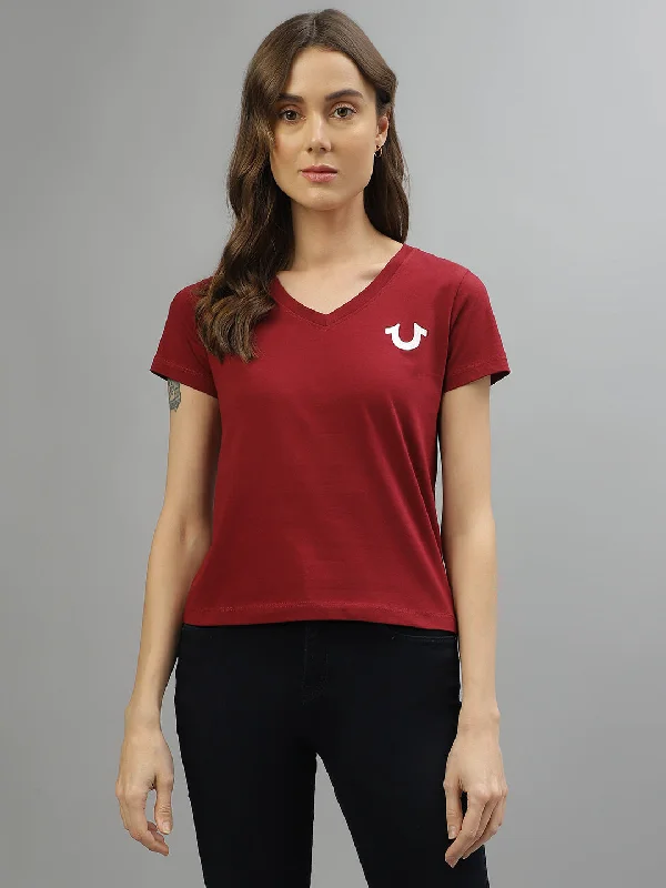 True Religion Red Fashion Regular Fit T-Shirt