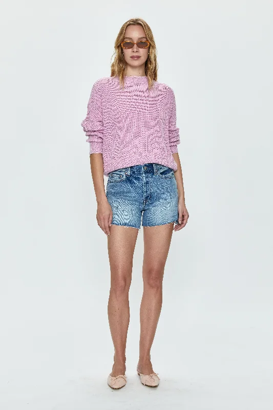 Connor High Rise Relaxed Short - Cobblestone