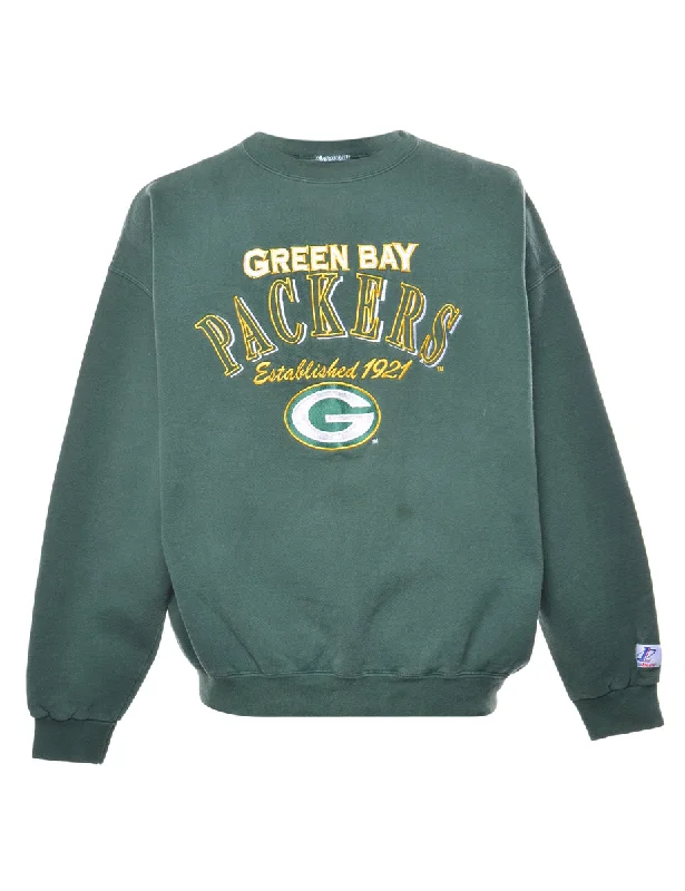 Green Bay Packers Embroidered Sweatshirt - XL