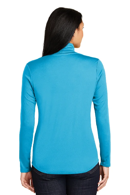 Sport-Tek Womens Competitor Moisture Wicking 1/4 Zip Sweatshirt - Atomic Blue