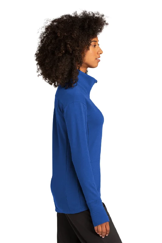 Sport-Tek Womens Flex Fleece Moisture Wicking Full Zip Sweatshirt - True Royal Blue