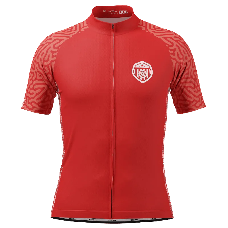 Men's Canada Soccer Short Sleeve Cycling Jersey