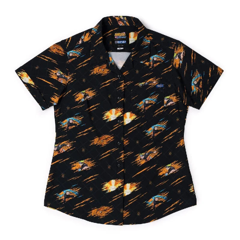 NARUTO SHIPPUDEN ""Nine-Tailed Fox"" – Women's KUNUFLEX Short Sleeve Shirt