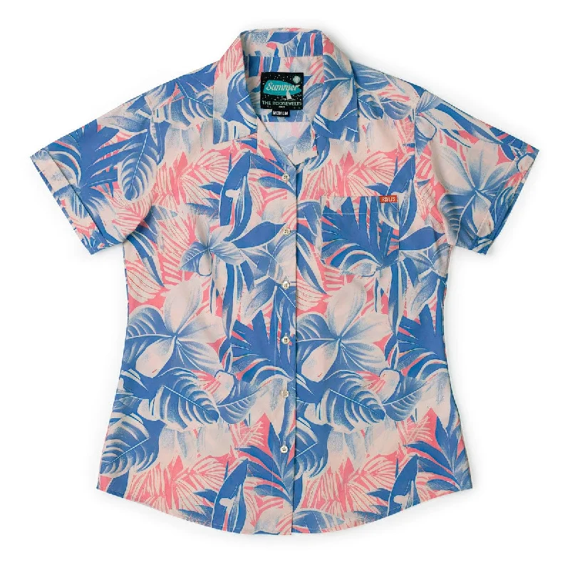 Tropical Shade – Women's KUNUFLEX Short Sleeve Shirt