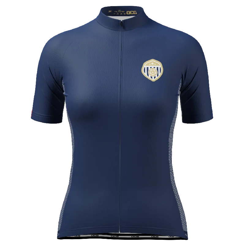 Women's France Soccer Short Sleeve Cycling Jersey