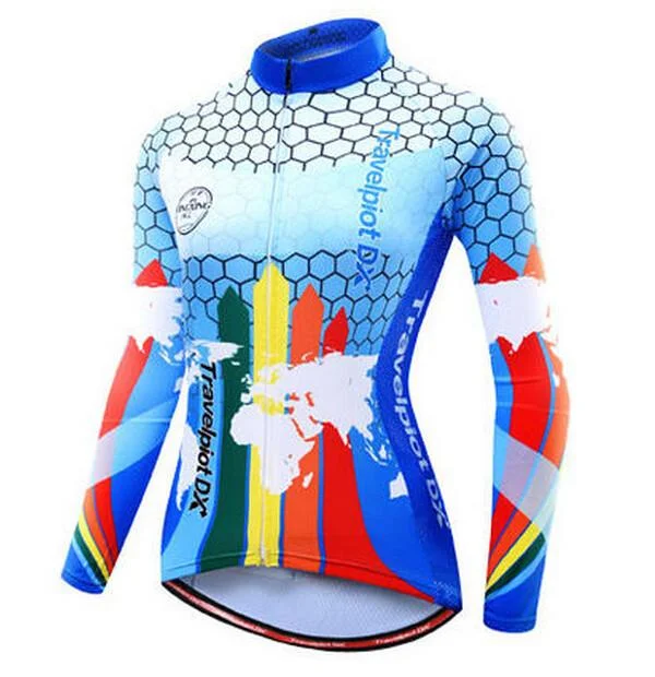 XINTOWN Black Yellow Long Sleeve Cycling Jersey