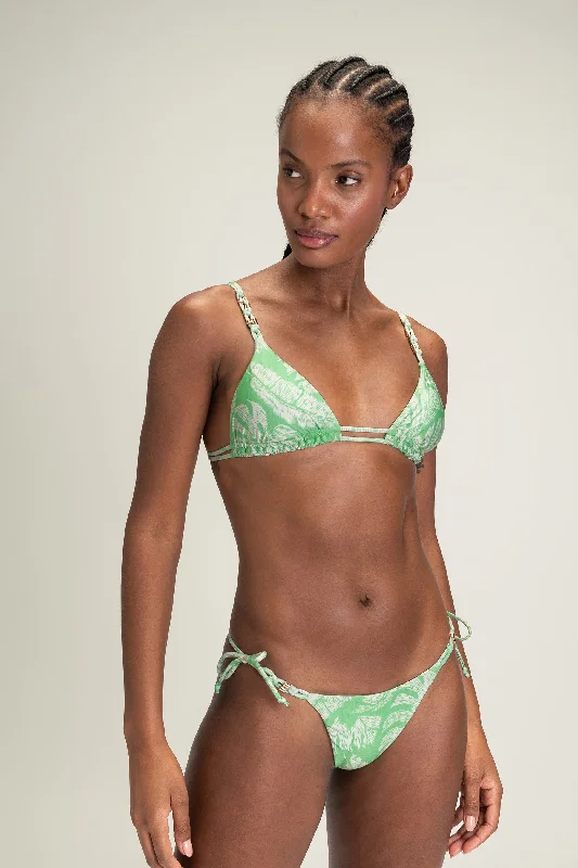 Palm Triangle Bikini Top Back tie bikini top, Adjustable, Trendy, Sexy