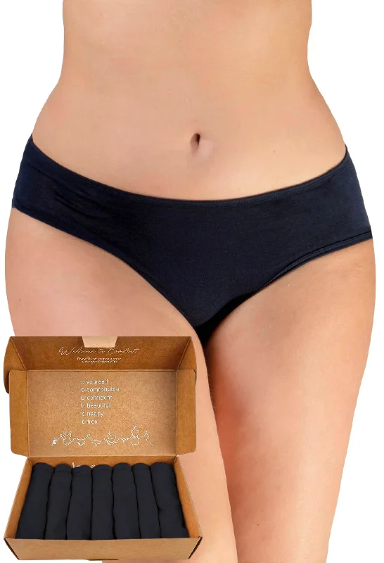 Superfine 100% Cotton Bikini - 7 Pack Bikini with bow detail, Cute, Stylish, Trendy Superfine 100% Cotton Bikini - 7 Pack Bikini with bow detail, Cute, Stylish, Trendy