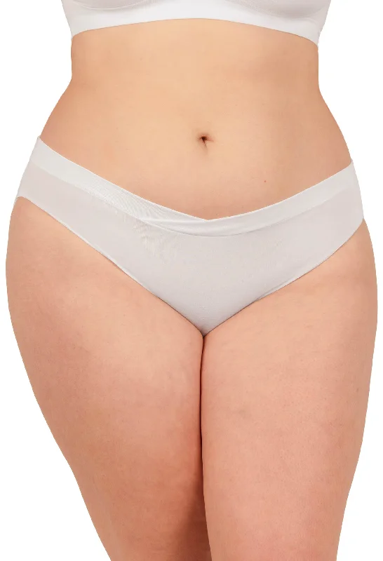 Seamless Soft & Stretchy Bamboo V Bikini Bikini with bow knot, Feminine, Trendy, Chic Seamless Soft & Stretchy Bamboo V Bikini Bikini with bow knot, Feminine, Trendy, Chic