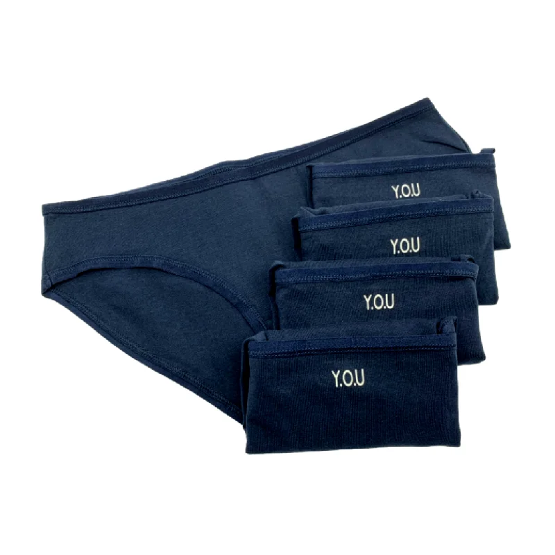 Women's organic cotton low-rise bikini bottoms - pack of 5 Bikini with front tie, Sexy, Comfortable, Stylish Women's organic cotton low-rise bikini bottoms - pack of 5 Bikini with front tie, Sexy, Comfortable, Stylish