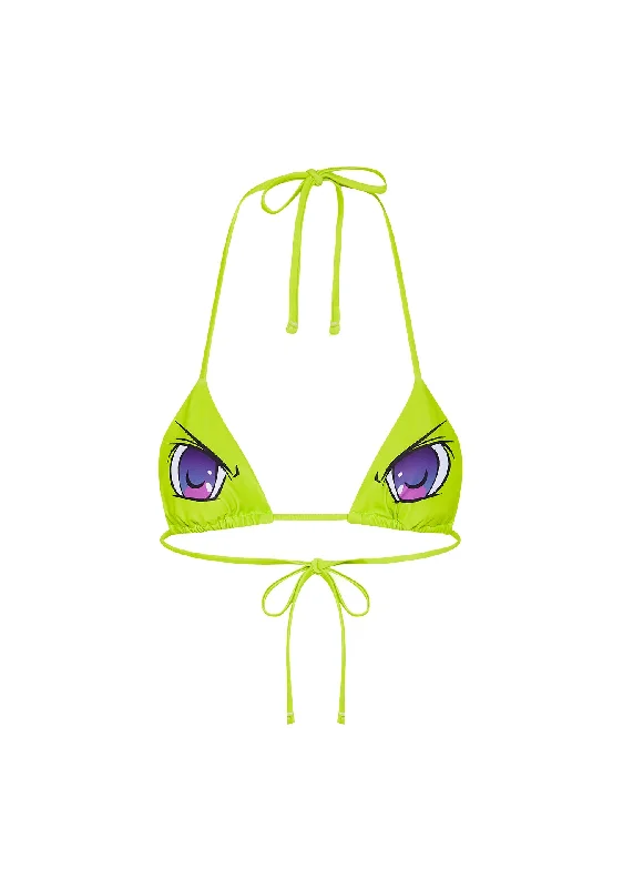 Women's Anime Bikini Top - Lime Punch Skirted bikini bottom, Feminine, Stylish, Comfortable Women's Anime Bikini Top - Lime Punch Skirted bikini bottom, Feminine, Stylish, Comfortable