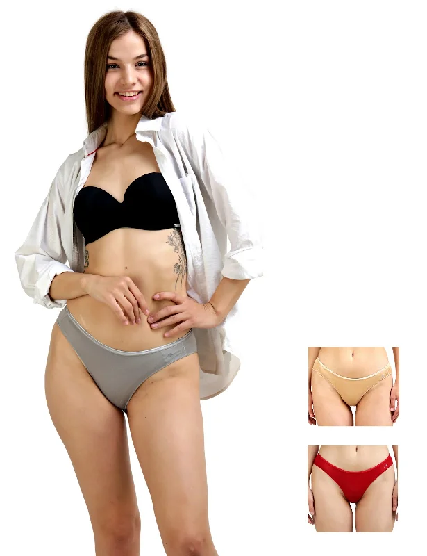 AshleyandAlvis | Bamboo Micro Modal | Anti Bacterial | Women Bikini | Premium Panty | 3X moisture wicking | 50 Wash Guarantee | Pack of 3-AA-BK-MG-AN-SR-S Metallic bikini, Shiny, Glamorous, Trendy AshleyandAlvis | Bamboo Micro Modal | Anti Bacterial | Women Bikini | Premium Panty | 3X moisture wicking | 50 Wash Guarantee | Pack of 3-AA-BK-MG-AN-SR-S Metallic bikini, Shiny, Glamorous, Trendy
