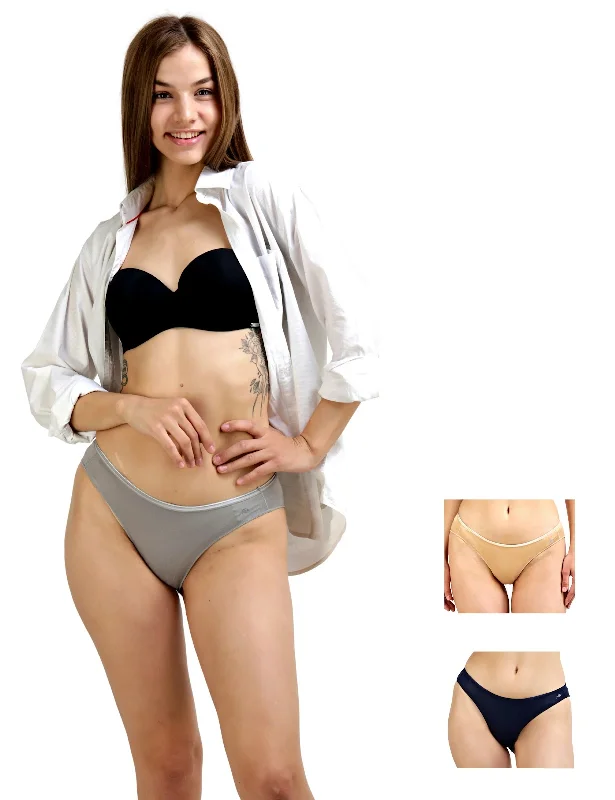 AshleyandAlvis | Bamboo Micro Modal | Anti Bacterial | Women Bikini | Premium Panty | 3X moisture wicking | 50 Wash Guarantee | Pack of 3-AA-BK-MG-CB-AN-S Metallic two-piece, Glamorous, Sexy, Fashionable AshleyandAlvis | Bamboo Micro Modal | Anti Bacterial | Women Bikini | Premium Panty | 3X moisture wicking | 50 Wash Guarantee | Pack of 3-AA-BK-MG-CB-AN-S Metallic two-piece, Glamorous, Sexy, Fashionable