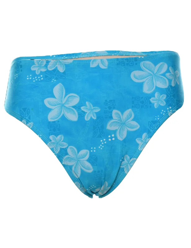 Carolina Blues Floral Bikini Bottoms - M Sequin bikini, Glamorous, Sexy, Fashionable Carolina Blues Floral Bikini Bottoms - M Sequin bikini, Glamorous, Sexy, Fashionable