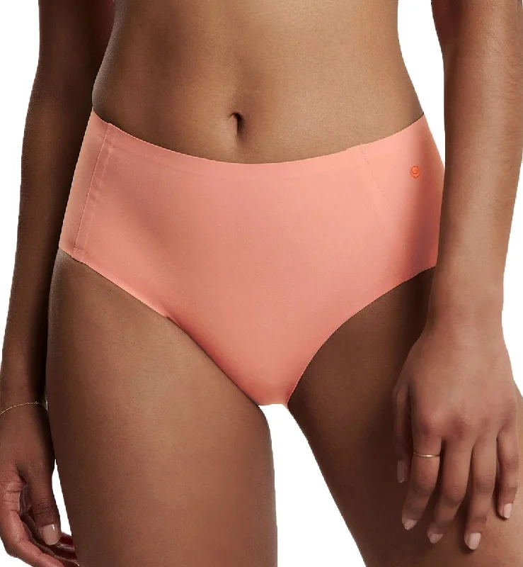 Evelyn & Bobbie High-Waisted Retro Bikini Panty (1704) - Coral Tie front bikini, Adjustable, Sexy, Comfortable Evelyn & Bobbie High-Waisted Retro Bikini Panty (1704) - Coral Tie front bikini, Adjustable, Sexy, Comfortable