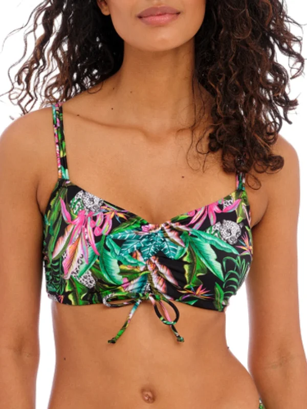 Cala Selva Bralette Bikini Top - Jungle V-neck bikini, Sexy, Trendy, Comfortable
