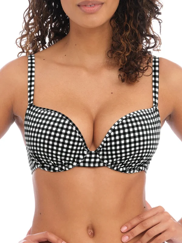 Check In Bikini Top - Monochrome Tie-side bikini, Adjustable fit, Comfortable, Sexy
