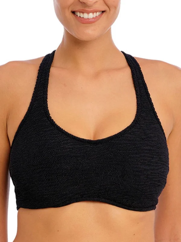 Ibiza Waves Bralette Bikini Top - Black Wrap bikini, Sexy, Trendy, Comfortable