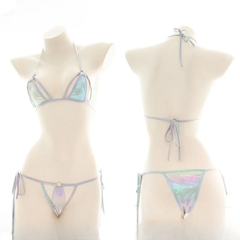 Laser Mini Strap Bikini  YV50192 One-piece bikini, Swimwear, Stylish, Trendy