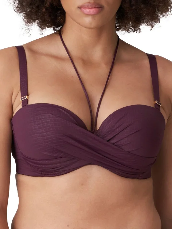 Dalyan Strapless Bikini Top - Wine Tied bikini top, Adjustable, Sexy, Comfortable