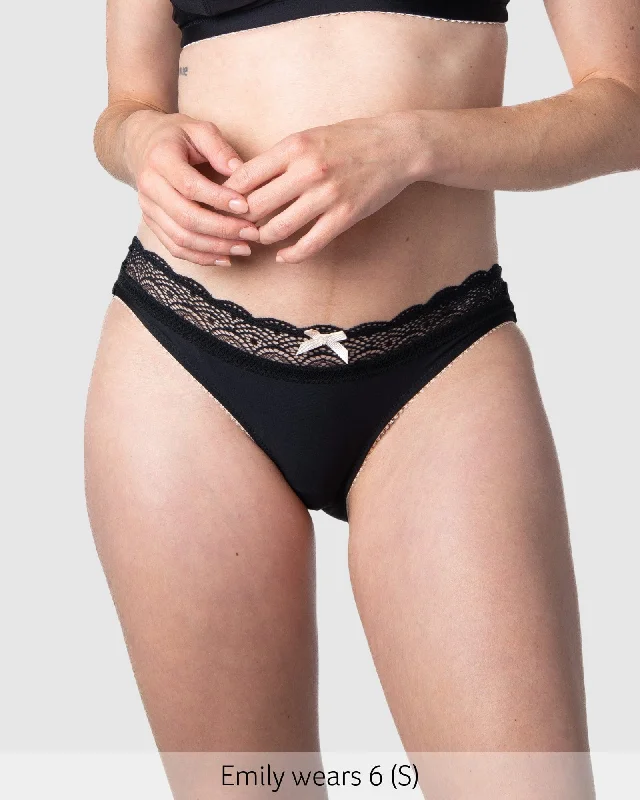 SHOW OFF BLACK BIKINI BRIEF Sporty bikini bottom, Active, Comfortable, Trendy